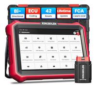 KINGBOLEN K8 PRO Car Diagnostic Tool Bluetooth Lifetime Free Update | OE Full System Diagnose,Bi-Directional,ECU Coding, 42 Resets,V.A.G Guided,FCA,Can FD and DOIP