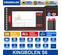 Kingbolen S6 OBD2 Scanner, Bluetooth All System Code Reader Car Diagnostic Tool,Auto-VIN 28+ Maintenance SAS/BMS/TPMS Scan Tool