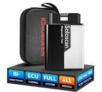 KINGBOLEN SOLOSCAN OBD2 Scanner Bluetooth for Toyota Lexus, Bi-Directional Scan Tool for iOS & Android, Lifetime F.Ree Update All System Car Diagnostic Tool with All Reset Service, ECU Coding