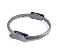 KINGBOO Pilates Ring for Women,15inch Magic Fitness Circle Exercise Resistance Equipment for Toning Thighs Grey