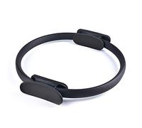 KINGBOO Pilates Ring for Women,15inch Magic Fitness Circle Exercise Resistance Equipment for Toning Thighs Black