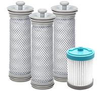 KingBra 3 Pre Filters and 1 Post-Motor HEPA Filters Vacuum Replacement Filter Kit Compatible with Tineco A10/A11 Hero A10/A11 Master PURE ONE S11/S12 Cordless Vacuum Cleaner