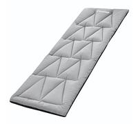 KingCamp 500 g/m² Thick Filling Camping Bed Mattress - Non-Slip Cot Mattress Topper for Foldable Cot with 4 Corner Straps, Breathable T/C Polycotton Sleeping Pad, Machine Washable Mat for Camp Bed