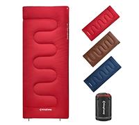 KingCamp Adult Sleeping Bag,100% Cotton Flannel Lining, Comfort 4℃