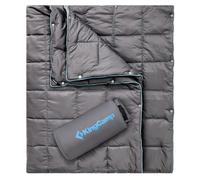 KingCamp Camping Blanket Lightweight Outdoor, Travel Blanket Multifunctional Warm, Sleeping Blankets Ultralight with Snap Button, Sleeping Quilt for Picnics Beach Camping Hiking Car Indoor