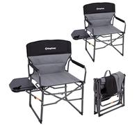 KingCamp Compact Folding Directors Chair for Adults Up to 200 kg, Set of 2