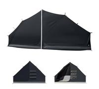 KingCamp Khan Villa Interior Glamping Tent, 6-8 Person Family, 3 Rooms, Outdoor Bell Tent with Double Spire, Suitable for Families & Camping Groups, ONLY FOR KHAN VILLA 4.6M