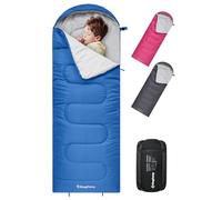 KingCamp Kids Sleeping Bag 3 Season- Lightweight Waterproof Camping Sleeping Bag Indoor & Outdoor Use for Kids for Camping with Compression Sack