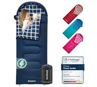 KingCamp Kids Sleeping Bag Flannel Liner,Winter Sleeping Bag Cotton Warm,4 Season, Lightweight Single for Camping Hiking Backpacking Outdoor with Compression Sack for Girls Boys 170x70cm