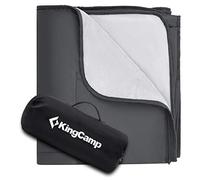 KingCamp Outdoor Blanket Waterproof Stadium Blanket Beach Blanket Sandproof Cold Weather Camping Insulated Blanket for Outdoor Picnic Grass Park Concert Sports Machine Washable Fleece