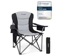 KingCamp Oversized Camping Chair Heavy Duty 450 LBS Folding Chair with Adjustable Lumbar Support & Built-in Cooler Bag, Fully Padded Ergonomic Camp Chairs for Adults Outdoor, Beach, Garden