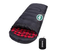KingCamp Sleeping Bag 3-4 Season Single Black Flanell L