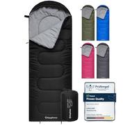 KingCamp Sleeping Bag 3 Season- Lightweight Waterproof Camping Sleeping Bags Indoor & Outdoor Use for Adults for Camping with Compression Sack