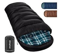 KingCamp Unisex Winter Sleeping Bag, 400 gr - Black R, 230 x 90 cm