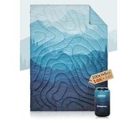 KingCamp Waterproof Lightweight Camping Blanket,All Weather Warm,Thermal Throw, Packable Travel Blanket for Outdoor Picnics, Beach, Hiking, Car, Camping & Indoor 78.7" x 57.1" Frosted Valley