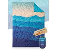 KingCamp Waterproof Lightweight Camping Blanket,All Weather Warm,Thermal Throw, Packable Travel Blanket for Outdoor Picnics, Beach, Hiking, Car, Camping & Indoor 78.7" x 57.1" Afterglow