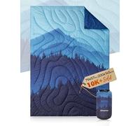 KingCamp Waterproof Lightweight Camping Blanket,All Weather Warm,Thermal Throw, Packable Travel Blanket for Outdoor Picnics, Beach, Hiking, Car, Camping & Indoor 78.7" x 57.1" FOREST