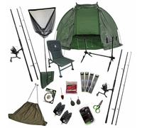 Kingcarp 12ft 2 Rod Carp Fishing Set and Shelter Rods Reels