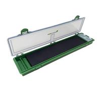 KINGCARP Hard Rig Case - Carp Rig Storage Box with Fitted Rig Board & Pins | Impact-Resistant | Compact 345 × 85 mm | Organise Hair Rigs & Terminal Tackle [19-0404]