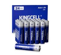 KINGCELL AAA Batteries 24 Pack, Alkaline Triple A Batteries High-Performance AAA Batteries with Ultra Long-Lasting Power for Household Device