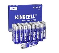 KINGCELL AAA Batteries 24 Pack, Alkaline Triple A Batteries High-Performance AAA Batteries with Ultra Long-Lasting Power for Household Device