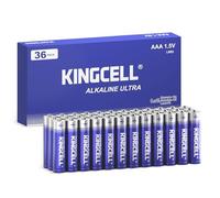 Kingcell AAA Batteries, Alkaline 1.5V Batteries 36 Pack, Triple AAA Batteries with Ultra-Long Battery Life,Reliability For Household Devices