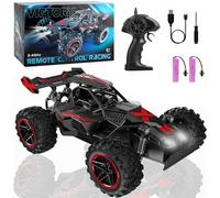 Kingcenton Remote Control Cars for Kids Age 4 5 6 7 8+, 2.4GHz 1:18 High Speed 15KM/H RC Cars Toys, Electric 2WD Toy Car RC Monster Trucks for Holidays Birthday Girls Boys Gifts