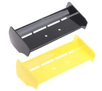 KINGCOO 2Pack 1:10 Scale RC Plastic Rear Spoiler Tail Wing for 1/10 Scale RC Racing Car Off-Road Buggy Short-Course Truck Accessories Spare Parts (Black Yellow)