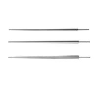 kingcxu 3 Pcs Steel Piercing Taper Insertion Pin 14G/16G/18G Taper Insertion Pins Piercing Tools for Nose Ear Navel Lip Eyebrow