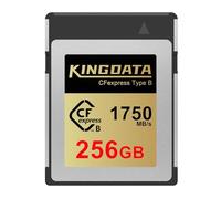 KINGDATA 256GB CFexpress Type B Memory Card, Up to 1750MB/s Read, RAW 8K Video and Photo, CF Express Memory Cards for Cameras