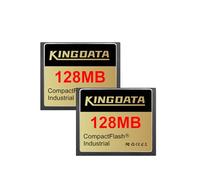 KINGDATA Industrial Compact Flash Memory Card 2pack 128MB FAT16 Type I for Industrial Equipment and Digital Cameras Old