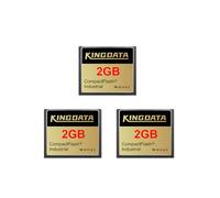 KINGDATA Industrial Compact Flash Memory Card 3pack 2GB FAT16 Type I for Industrial Equipment Vintage Digital Cameras
