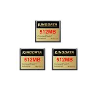 KINGDATA Industrial Compact Flash Memory Card 3pack 512MB FAT16 Type I for Industrial Equipment Vintage Digital Cameras
