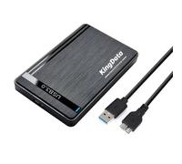 KingData SSD HDD Hard Drive Enclosure 2.5" inch SATA III USB 3.0 Caddy Case External Reader Laptop Fast Data Transfer UASP Cable Included Tool-Free LED Indicator