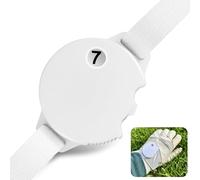 Kingdder 1 Pack Golf Stroke Counter, Mini Score Counter Clicker for Golf Glove, Easy Read Dial, Lightweight Mechanical Shot Scoring, No Battery Needed for Teams, Tournaments and Gifts