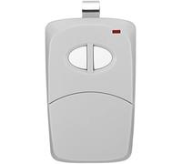 Kingdder 1 Pcs 2 Channel Gate Opener Remote Compatible with Multicode Linear MCS412001 10 Dip 300mhz Garage Door Opener Remote Control Transmitter with Sun Visor Clips