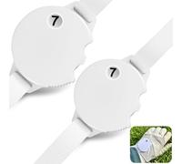 Kingdder 2 Pack Golf Stroke Counter, Mini Score Counter Clicker for Golf Glove, Easy Read Dial, Lightweight Mechanical Shot Scoring, No Battery Needed for Teams, Tournaments and Gifts