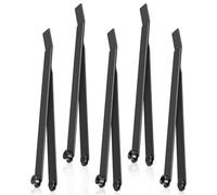 Kingdder 5 Piece 6" Hole Finder Tools Sheet Metal Strap Duplicator Kit Includes #40, #30, #21, #10, & 1/4", for Aircraft, Racing Cars, or Any Other Project Requiring Precise Hole Alignment