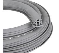 Kingdder Concrete Expansion Joint Filler Driveway Crack Filler Flexible EPDM Rubber Strip for Concrete Crack Repair Replacement Weather Aging Resistance Expansion Joint(3/4'' Wide, 10 ft Long)