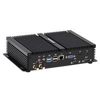 KINGDEL Fanless Desktop PC, i5 13th Gen. 10 Cores CPU up to 4.6GHz, 8GB DDR4 RAM, 1TB NVMe SSD, 7xUSB, Office Computer with Dual Display HD/VGA 4K 4096x2304 Full Metal Case W-11 Pro