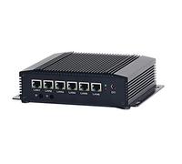 KINGDEL Fanless Mini PC, Firewall Appliance Network Security Server VPN Router, i5 8th Gen. 4 Core CPU(Up to 3.9GHz), 8GB RAM+256GB SSD, 6xLAN, HD Port, 4xUSB 3.0 W-11 Pro