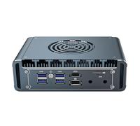 KINGDEL Firewall PC, i7-1365U/13620H 10C/12T up to 5.20GHz Mini Computer, 4*i226-V 2.5G LAN, 16GB DDR5 RAM 512GB NVMe SSD Super Mini Router Desktop Support 8K HD+DP 4*USB3.0