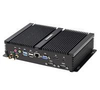 KINGDEL Mini Desktop Computer, Micro Fanless PC with i7 12th Gen. CPU, 64GB DDR4 RAM, 1TB NVMe SSD, 4K 4096x2304, WF 6E + BT 5.3, HD Port, VGA, 2xCOM RS232, Full Metal Case, W-11 Pro