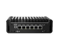 KINGDEL Mini PC Compact Computer 12th Gen. N100 up to 3.4GHz 8GB DDR5 RAM 256GB NVMe SSD 6xi226-V LAN Firewall Router PC with Triple Display HD Type-C Support 4K 5xUSB 1xTF W-11 Pro