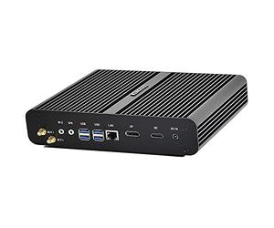 KINGDEL NC860 Fanless Mini Computer, Mini Gaming PC with i7 12th Gen. CPU 10 Cores, 16GB DDR4 RAM, 512GB NVMe SSD, 8K: 7680x4320@60Hz, HD, DP, WF 6E+BT 5.3, Metal Case W-11 Pro