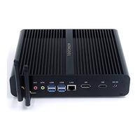 KINGDEL NC860 Powerful Mini PC, Fanless Desktop Computer, i7-8550U 8th Gen. 4 Cores CPU, 16GB DDR4 RAM, 256GB SSD+1TB HDD, 4K 4096x2304, HD Port, DP, Metal Case W-11 Pro
