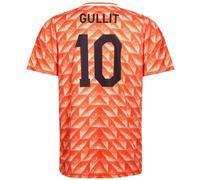 Kingdo Euro 88 Jersey Gullit - Netherlands - Orange - Children and Adults - Boys - Men - Football Jersey - Football Gifts - Sports T-Shirt - Sportswear, orange, XL