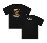 Kingdom Come Deliverance II Knight T-Shirt 2025 Game Crewneck Short Sleeve Cotton Tee Women Men Streetwear Tops (XXL,Black)