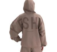 Kingdom Essential Hoodie, Oversized Christian Heavyweight Faith Sweatshirt, Forgiven Graphic Pullover for Men & Women(Driftwood - Yeshua Success,M)