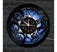 Kingdom Hearts Handmade Vinyl Record Wall Clock Epic Space Wars Movie Characters Vintage Space Movie Heroes Themed Art Home Room Decorations Heroes Star Decor Gift Set idea Retro